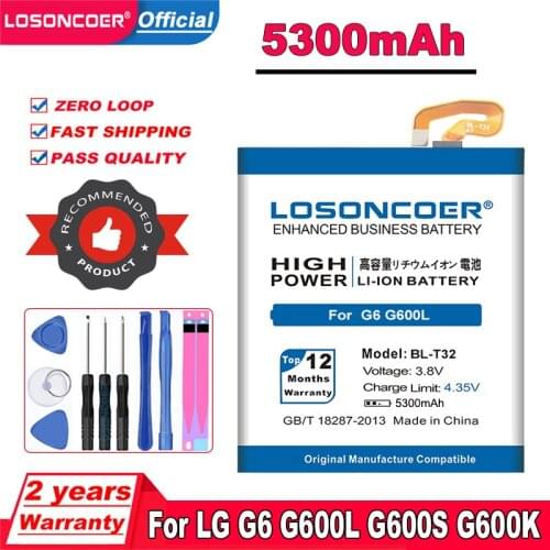 LOSONCOER LG G6 Phone Batteries China