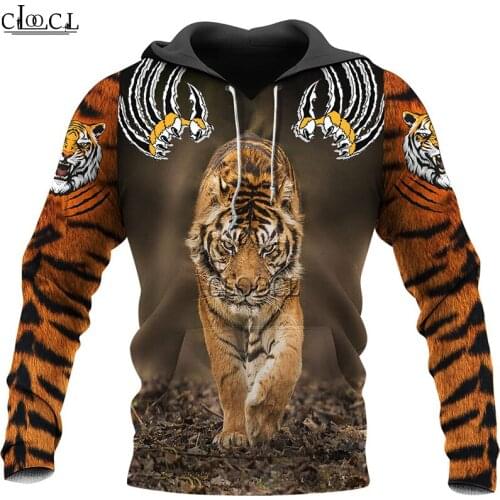 CLOOCL Beautiful Love Tiger 3D Printed Men Hoodie Harajuku Pullover Autumn Sweatshirt Casual Jacket Tracksuits Drop Shipping
