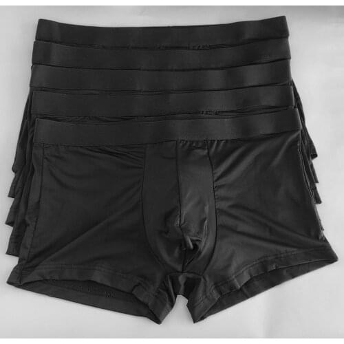 Mens Underwear Ice Knife Deer Feet Solid Color Fresh Soft Comfortable Underwear