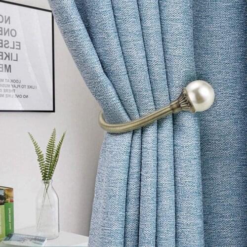 NHBR Decorative Curtain Drapery Holdbacks Wall Mounted Curtain Tieback U Shape Curtain Tiebacks Hooks for Home Office