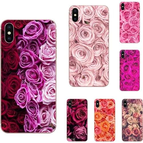 New Arrival Pink Floral Roses Petal For Samsung Galaxy A90 5G A51 A71 A81 A7 A9 2018 A10 A20 A30 A40 A50 A60 A70 A80 A20E