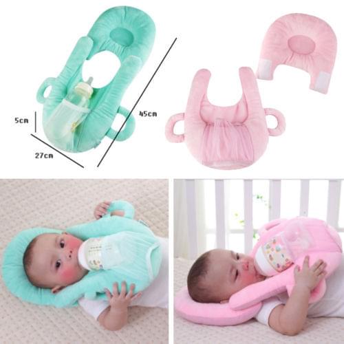 Infant Baby Nursing Cushion Anti Roll Prevent Flat Head Cushion Sleep Pillow