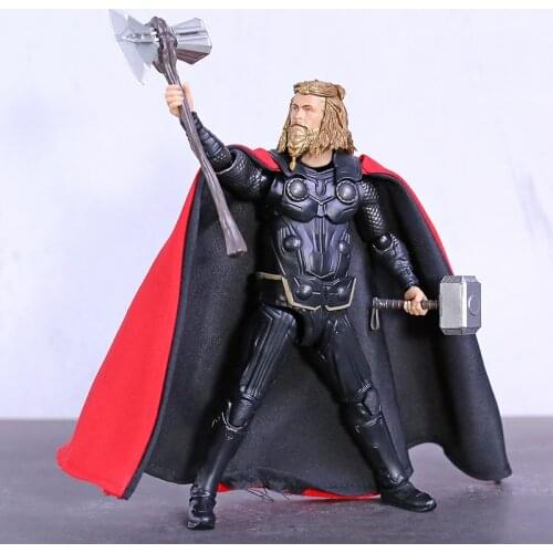 SHF Avengers Endgame Thor 6" PVC Action Figure Collectible Model Toy