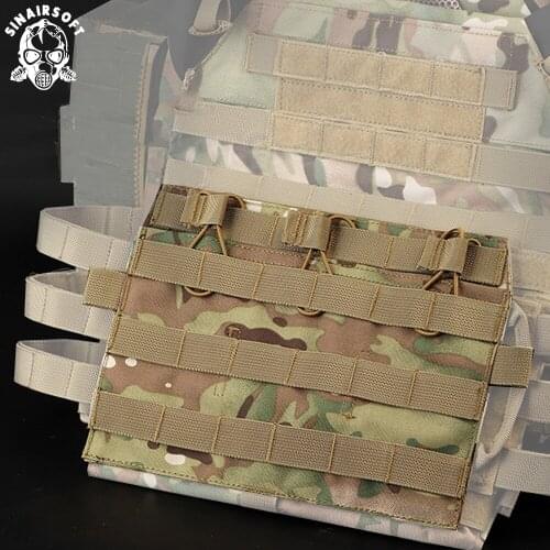 SINAIRSOFT CP Style Detachable Front MOLLE Panel Tactical MOLLE Modular Platebag for AVS & JPC2.0 Vest Hook & Loop