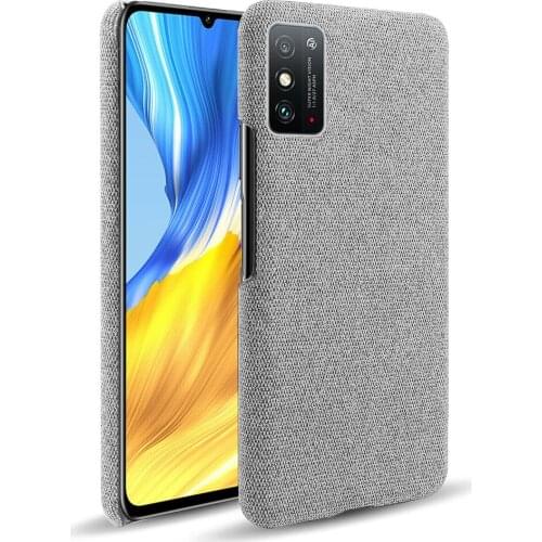 Cloth Cases For Huawei Honor X10 MAX 5G Case Slim Retro Cloth Hard Phone Cover For Huawei Honor X10 MAX X10MAX KKG-AN00 Coque