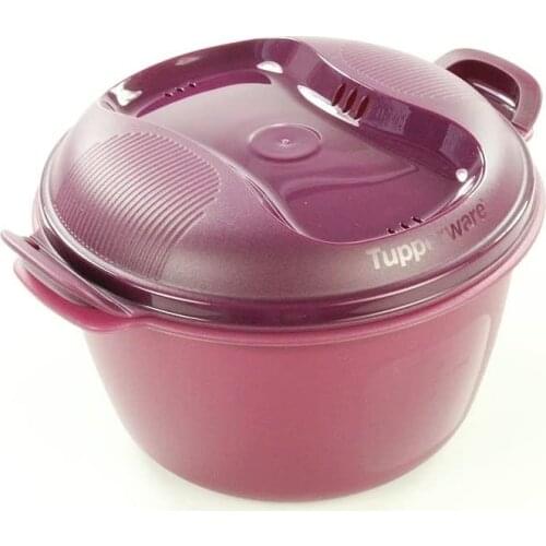 Tupperware Microwave Oven For Rice Master, Color Purple, Rice Cooker
