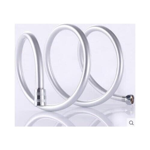 1.5m/2m Bathroom handheld shower PVC Plumbing hose,Toilet heater rain shower sprinkle pipe,2 color Cold and hot water inlet pipe