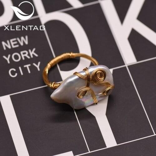 XlentAg Women's Gold Rings