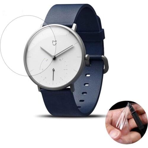 5pcs Soft Protective Film Guard Protection For Xiaomi Mijia Quartz Smart Watch Band Bluetooth Smartwatch Screen Protector Cover