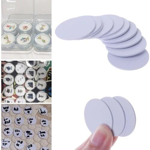 10PCS Ntag215 NFC Tags Phone Available Adhesive Labels RFID Tag 25mm