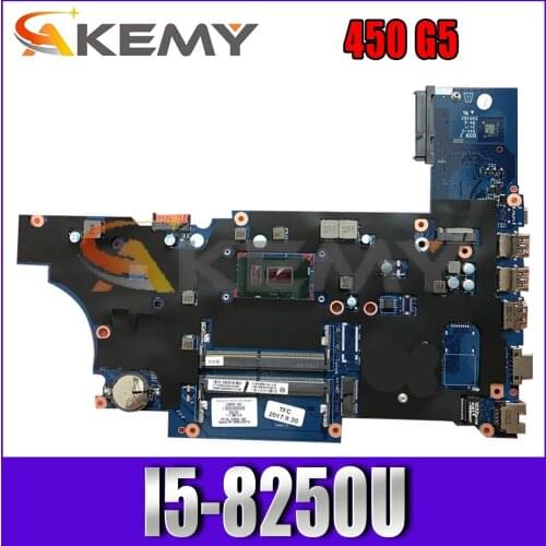 Akemy For HP For Probook 450 G5 Laptop Motherboard DA0X8CMB6E0 L00828-601 L00828-001 Motherboard i5-8250U Test Ok Fast Ship
