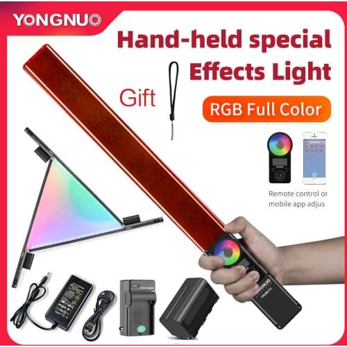 Yongnuo YN360 III YN360III Handheld 3200K-5500K RGB Colorful Ice Stick LED Video Light Touch Adjusting Controlled by Phone App