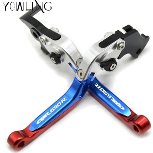 FOR HONDA CBR650R CBR 650R 2019 2020 Motorcycle Accessories Adjustable Folding Extendable Brake Clutch Levers LOGO CBR650R