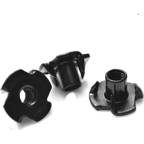 M3 M4 M5 M6 M8 Furniture Nut Four-Claw Mother Four claws Nut Speakers Nutted Black