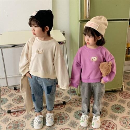 Soft Spring Autumn Tops Hoodies Girls Sweatshirts Jacket Coat Kids Overcoat Outwear Teenager High Quality