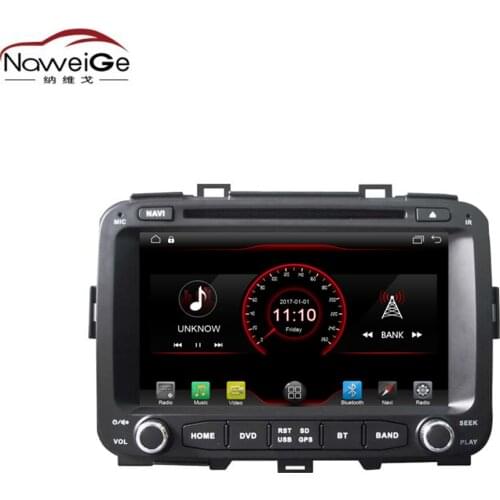 NaweiGe 8Inch Android quad core MTK 9.1 2+16GB Car dvd for KIA CARENS Autoradio GPS Navigation Car Multimedia players