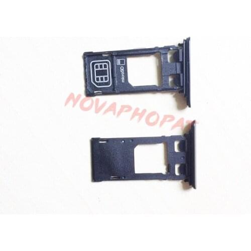 Novaphopat 20Pcs/Lot For Sony XZ Single SIM Card Tray Holder Micro SD Slot Socket Adapter + Tracking