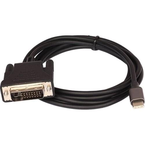 New 4K Usb C To Dvi Cable Type C To Dvi Adapter Thunderbolt Compatible for MacBook Pro 2016 2017,galaxy S8 Note8,huawei Mate 10