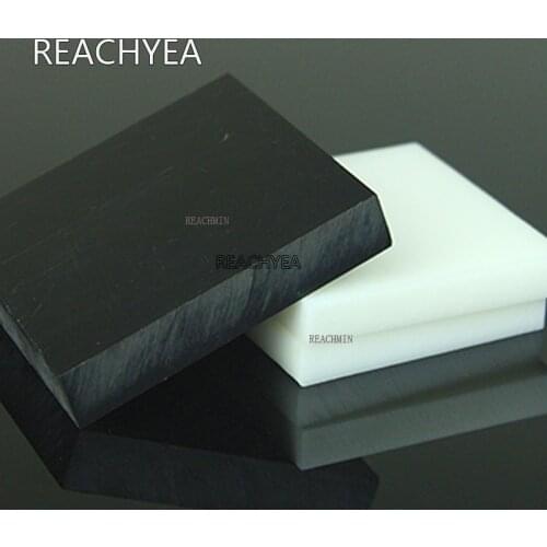 New POM Sheet Polyoxymethylene Plate CNC Engraving cutting Model Board DIY Raw Model Materials White Black Color