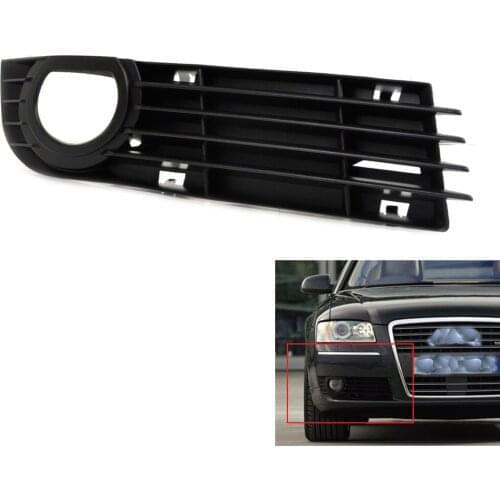 Right Side Front Foglight Fog Lamp Light Grille Grill For AUDI A8 Quattro D3 Pre-facelift 06-08 4E0807682AD
