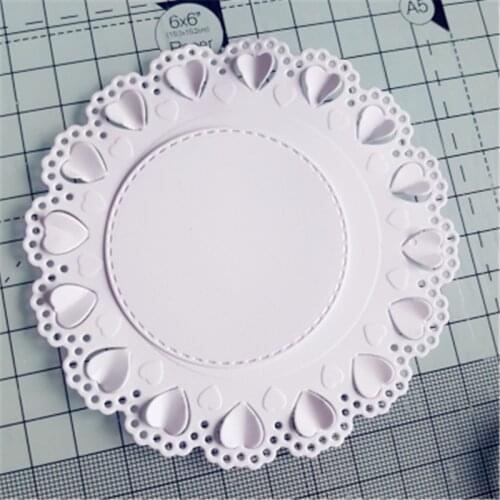 Frame 3D Love heart Metal Cutting Dies Stencils for DIY Scrapbooking/photo album Decorative Embossing DIY Paper Cards