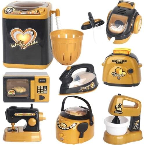 Rice Cooker Electric Iron Simulation Home Appliance Model Kids Pretend Play Toy dollhouse furniture Kids Educational Toys