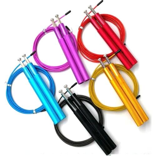 Bearing Jump Rope Excercise Fitness Workout Light Steel Wire Skipping Ropes Metal Speed Gym Training Children Equipment 3 Meters