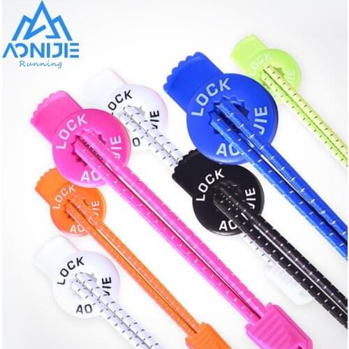 AONIJIE E4055 Reflective Kids Adults One Pair Elastic No Tie Shoe Laces Lock Lace for Sneakers Boots Running Marathon Hiking