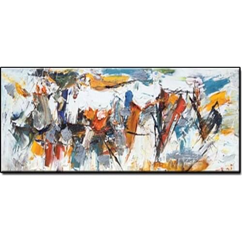 A Vision Composed Of Many Colors Abstract Oil Painting Wall Art Home Decor Picture Modern Oil Painting On Canvas No Framed