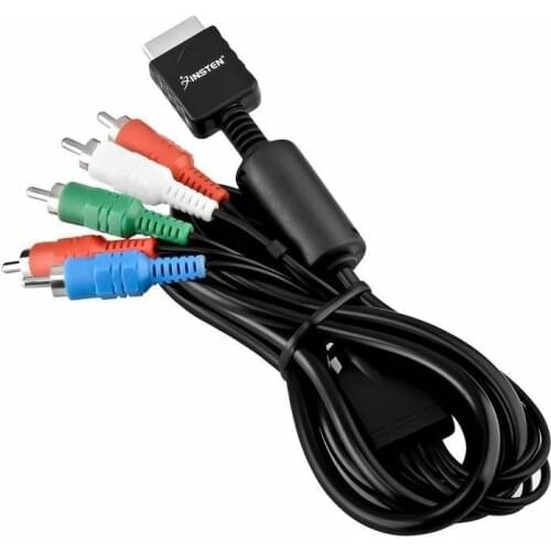 1.8 Meters HD Component A/V AV Audio Video Cable Cord Component Line Convert Adapter For Sony Playstation 3 PS2 PS3 Slim