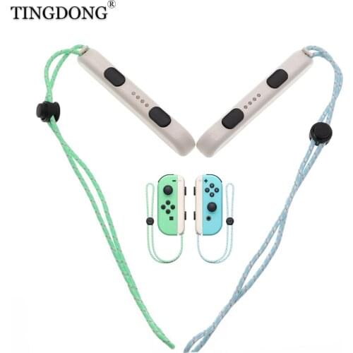 1 Pair Animal Crossing Nintend Switch Joy Con Wrist Strap Band Hand Rope Lanyard for Nintend Switch Game Joy-Con Controller