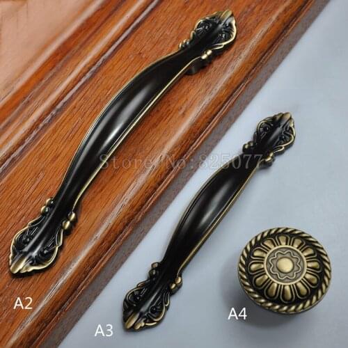 8PCS Brass Wine Cabinet Wardrobe Knobs Drawer Furniture Cupboard Kitchen Cabinet Door Pulls Handles and Knobs JF1403