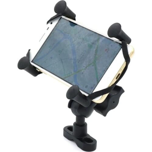 X-Grip Phone Holder USB Charger Cell Stand Support For SUZUKI DRZ400S DRZ400SM DL 650 1000 V-Strom GPS Bracket Waterproof Bag