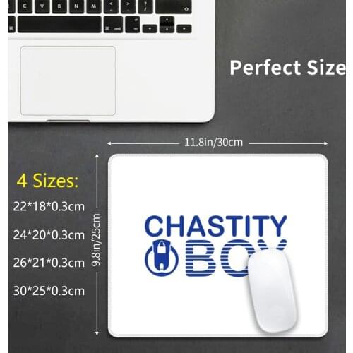 Chastity Boy | Blue Label Mouse Pad DIY Print Enema Boy Slave Bdsm Clinic Kink Kinky Master Twink