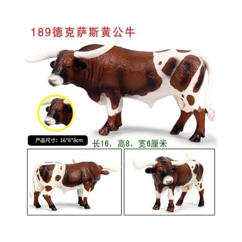 Holstein Bull Fulaiweihe cow Simon Tal Bull Wild animal Model Black Quarterma Flying Elf solid pendulum sculpture Home Art