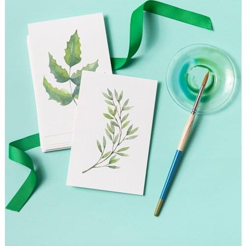 Imported watercolor paper blank DIY postcard quality hand - painted card original plain color rice - white watercolor cardboard