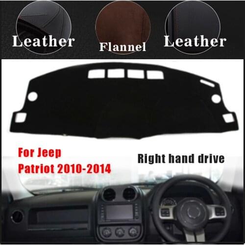 RKAC Car dashboard covers mat for Jeep Patriot 2010-2014 years right hand drivepad dash cover auto dashboard accessories
