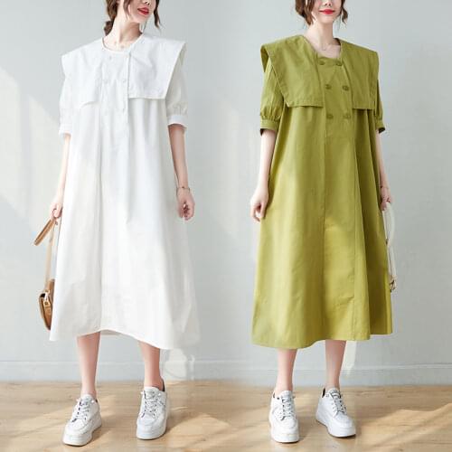 LIEZHAMO Summer Dresses With Flounces