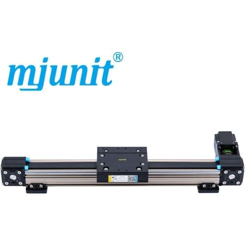 Mjunit belt drive linear module with high speed, slide rail with single axis, reciprocating synchronous belt slide guideway line