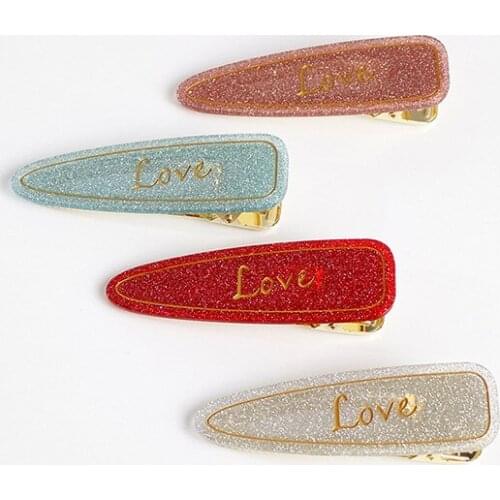 Cute candy color letter word hairpin hairgrip hairclips hair clip grip pin barrette ornament hair accessories