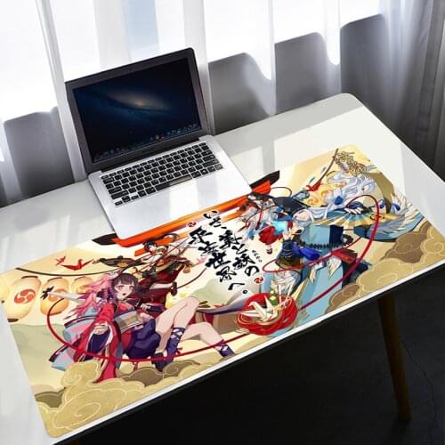 Anime Cute Mausepad Onmyoji Gaming Accessories Mouse Pad Xl Speed Computer Keyboard Table Pads Pc Gamer Complete Kawaii Mousepad