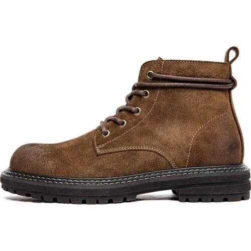 Men Winter Snow Boots Zapatos Hombre Ankle Boots Men Winter Shoes Warmest Genuine Leather Handmade