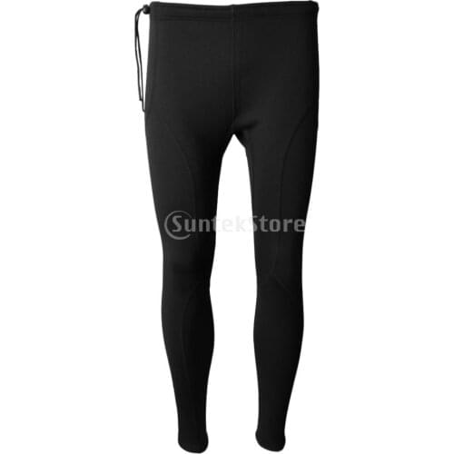 1.5mm Neoprene Diving Pants For Men Women Winter Swimming Rowing Sailing Surfing Wetsuit Trousers Keep Warm Black