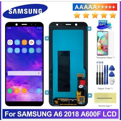 New OLED LCD For SAMSUNG Galaxy A6 2018 A600 LCD A600F A600FN A600G LCD Display Module + Touch Screen Digitizer Sensor Assembly