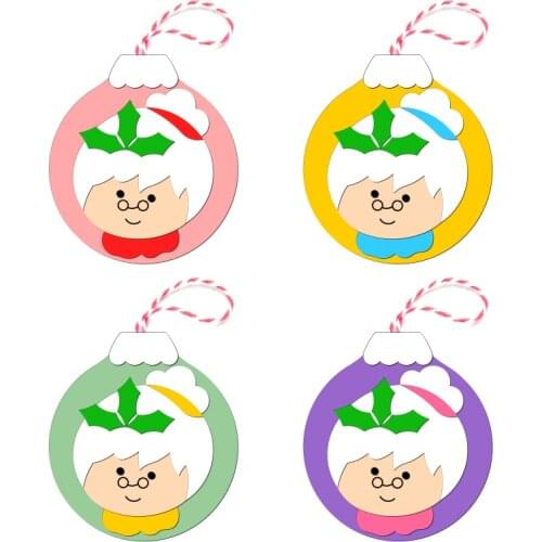 New Christmas, pendant Wooden die Scrapbooking C-747 Cutting Dies Multiple sizes