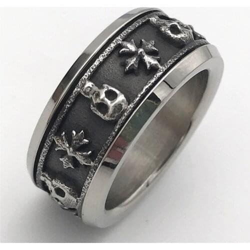 New style men 316 stainless steel ring size 8-12# female neutral 003