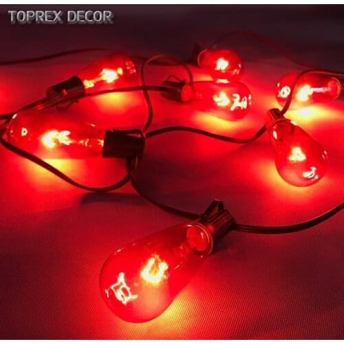 Toprex 3m E17 patio lights christmas lights indoor backyard decor wedding decoration fairy lights Incandescent Lamp string