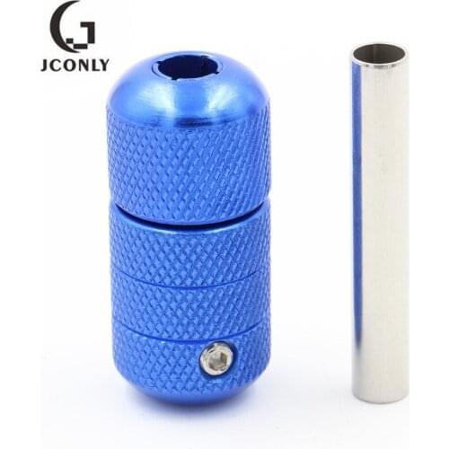 2pcs Tattoo Machine Self-Locking Handle 22mm Aluminum Alloy Tattoo Grip for Coil Tattoo Machine Gun Supplies