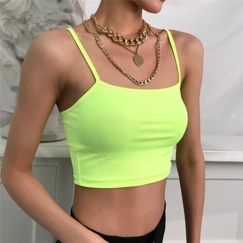 Sexy Summer Women Sexy Solid Color Plain Halter Camisole Slim Casual Backless Camis Femininas Bandeaun Vest Crop Top