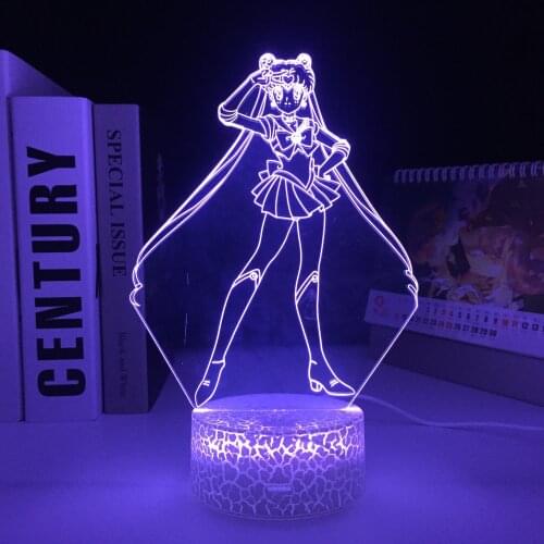 3D LED Lamp Anime Figure Home Bedrooom Table Decoration Night Light forCouple Children Festival Birthday Gifts USB Charging
